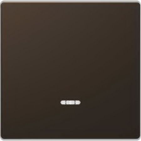 Merten D-Life Мокко Перекрестный однаклавишный с подсветкой Merten D-Life мокко