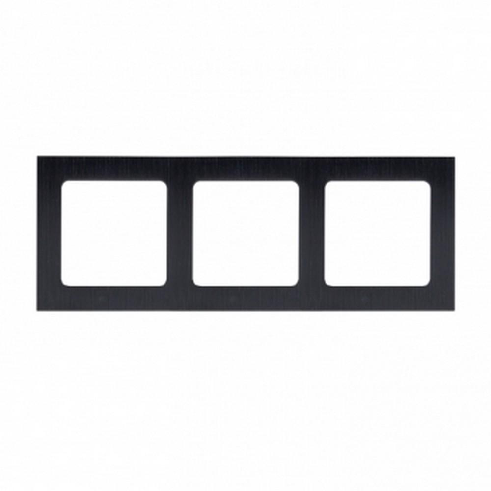EKF Стокгольм черный Рамка 3-ая EKF PROxima Стокгольм Черный Металл  EZM-G-304-10
