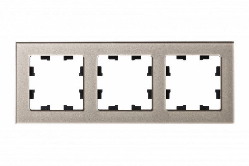 AtlasDesign Рамки Nature Рамка Systeme Electric AtlasDesign Nature Стекло шампань 3-ая ATN320503