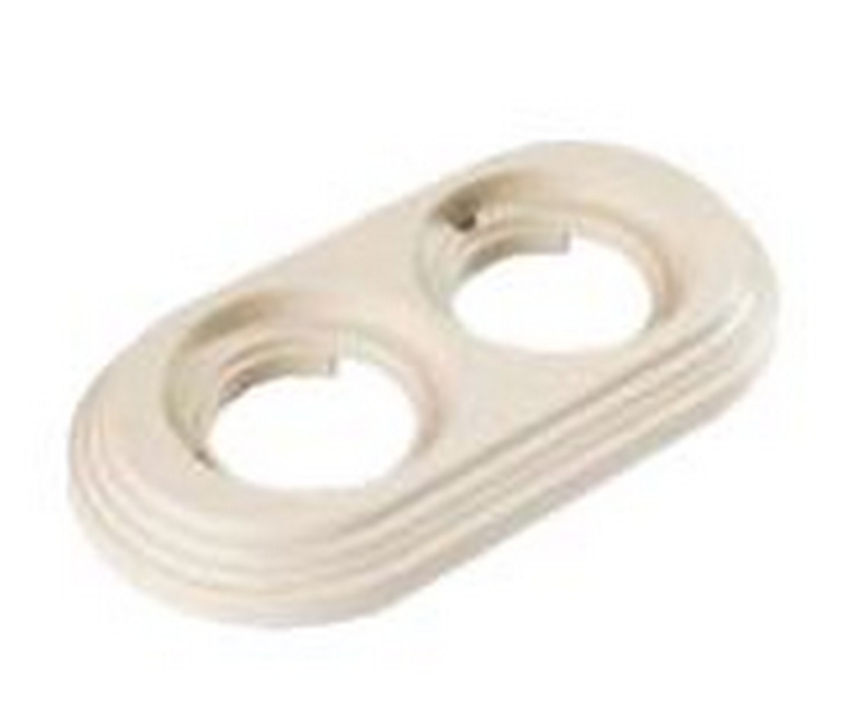 Bironi Лизетта - Ретро розетки и выключатели Рамка BIRONI Пластик Cлоновая кость 2-я BF1-620-211