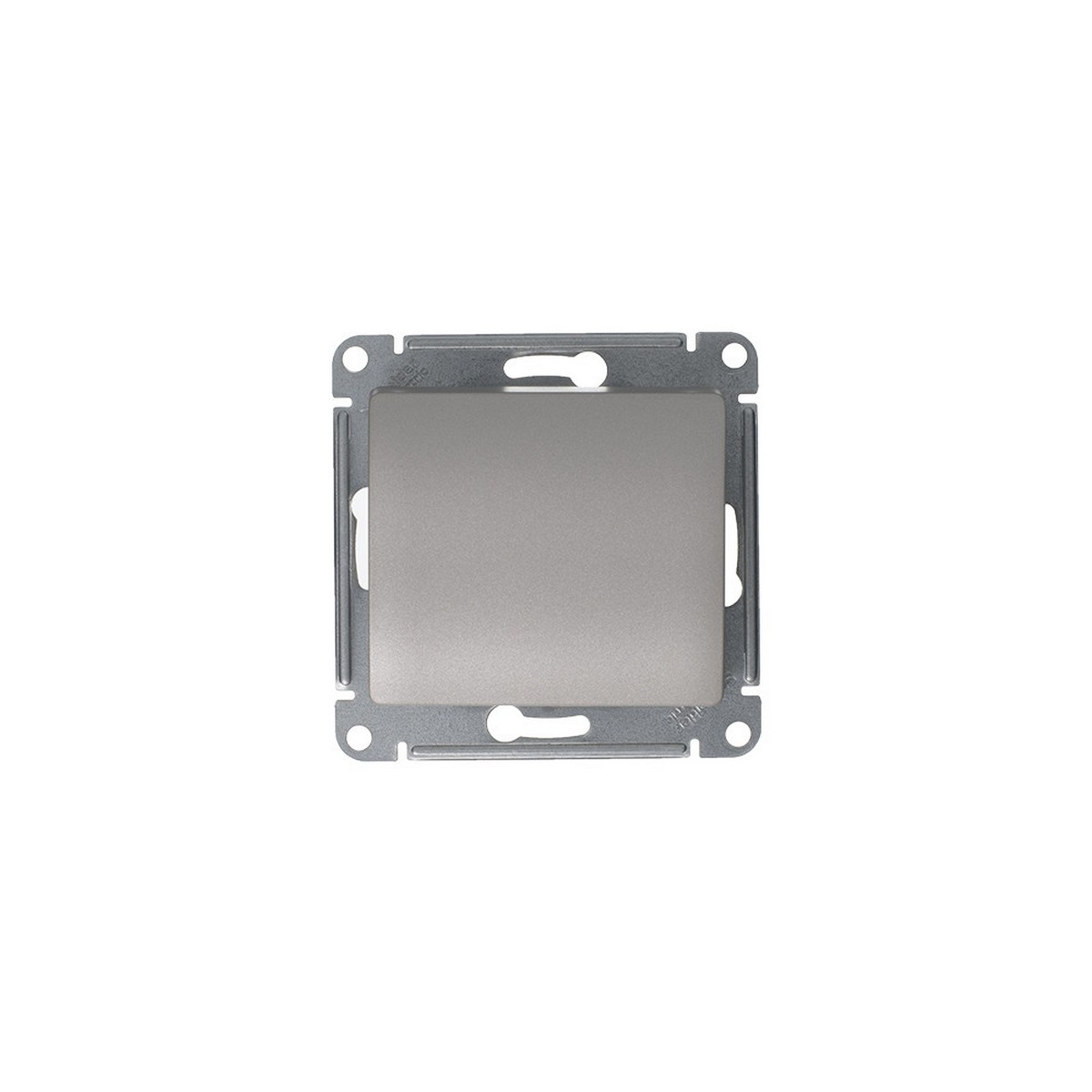 Glossa Платина Переключатель 1-клавишный Systeme Electric Glossa Платина GSL001261