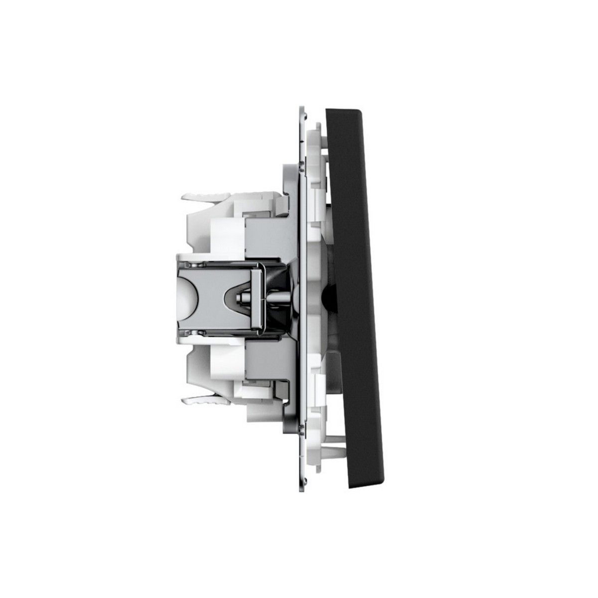 ArtGallery Карбон Переключатель SE ArtGallery Карбон 1-клавишный IP44, быстрозажим. клем. GAL441061S