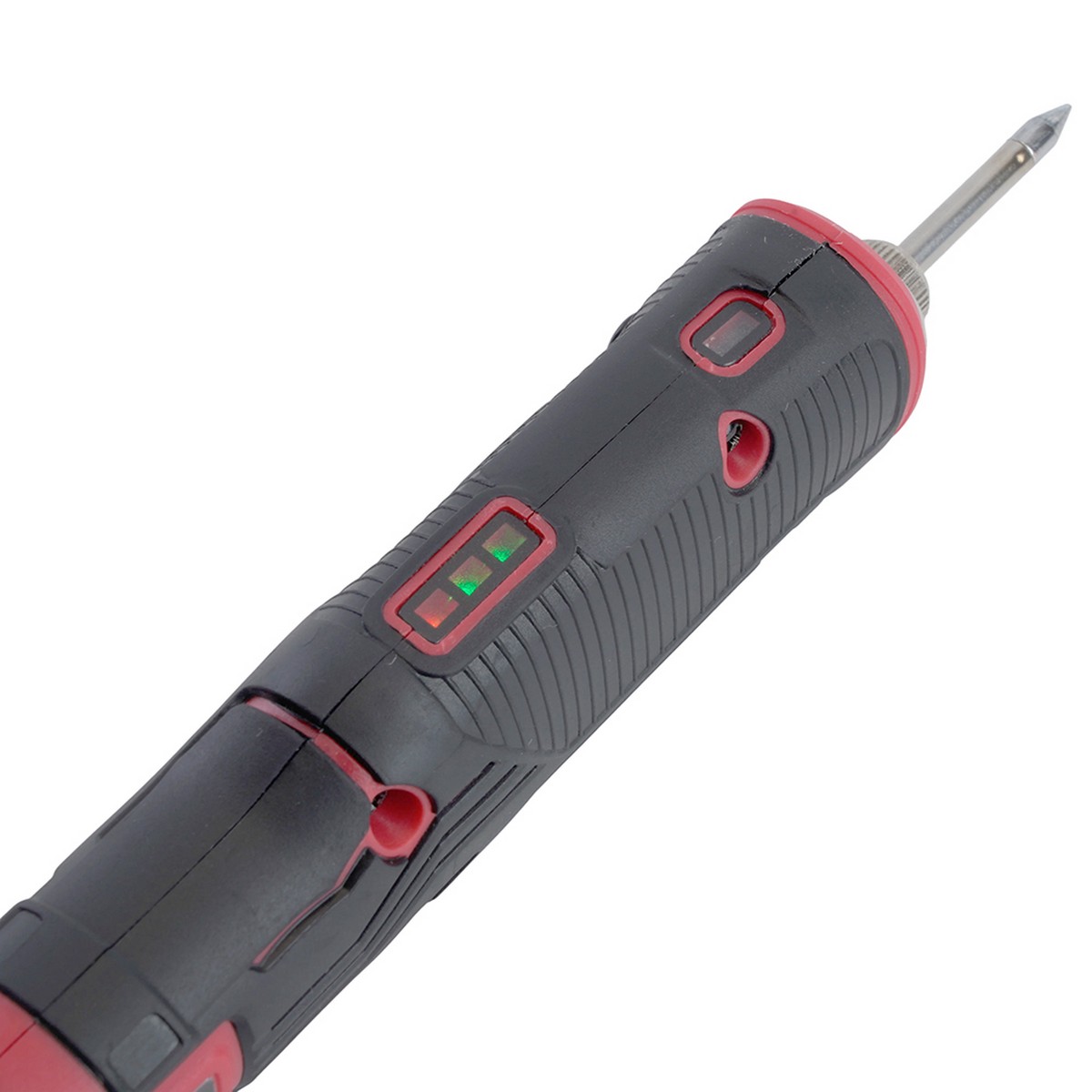 Паяльник беспроводной STEKKER PLE801-08 8W нихромовый нагреватель 1800 mAh 5В красный/черный 50098 фото